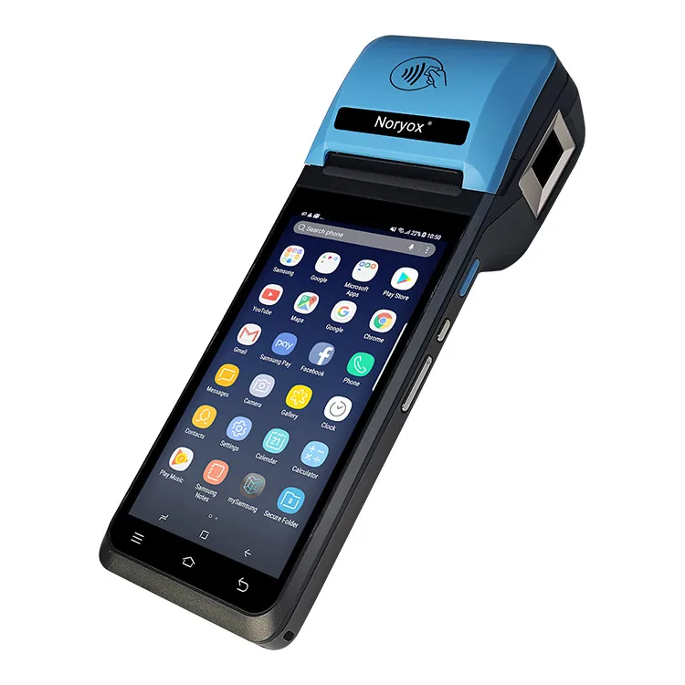 Недорогой мини nb55 NB11 Pos-терминал для Мобильных Платежей NFC 4G розничная продажа портативный Pos Android 8 0/12 0 с отпечатком пальца