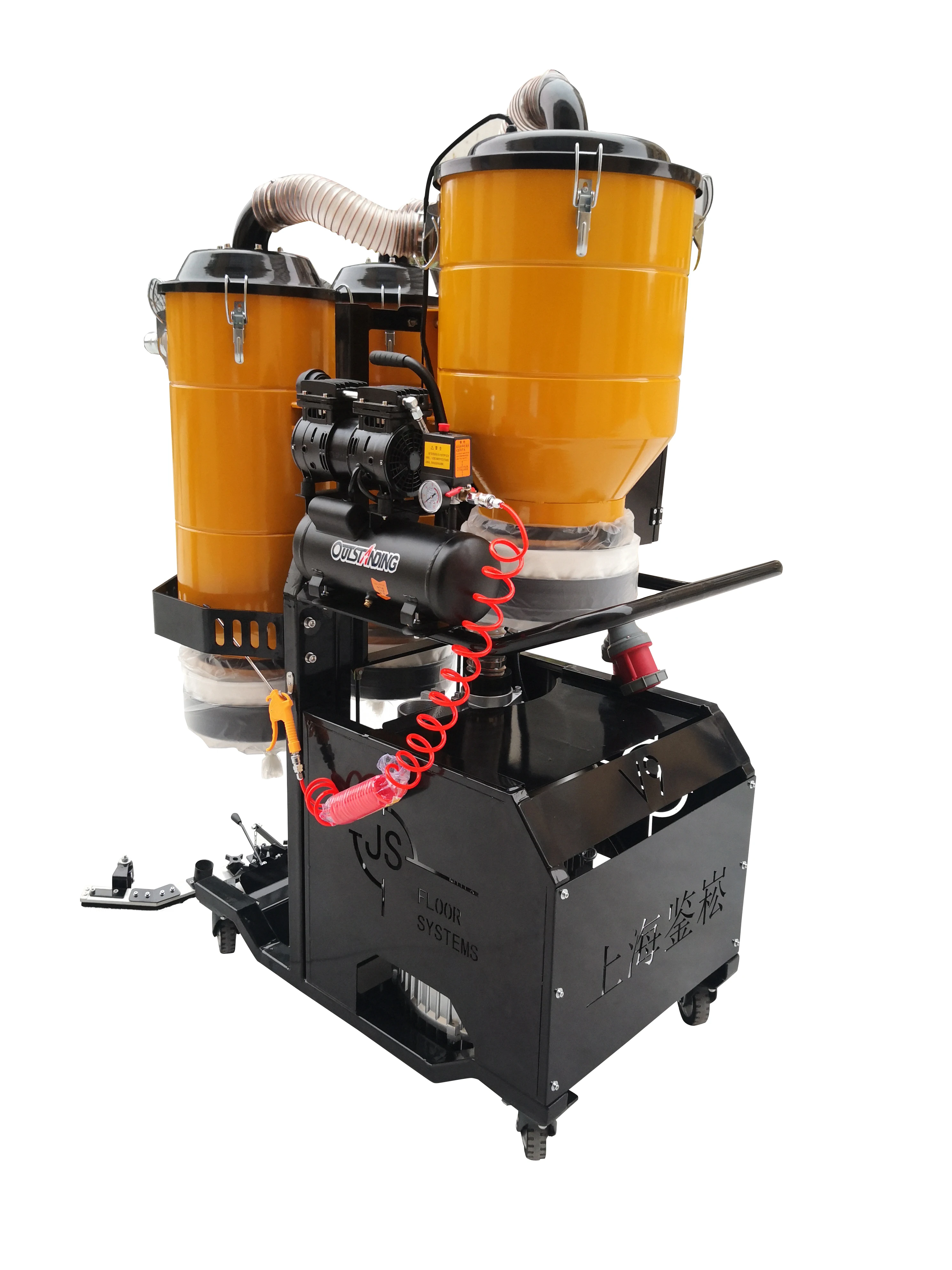 JS V9 China factory high quality dry industrial vacuum cleaner remote control wall-mounted vacuum cleaner