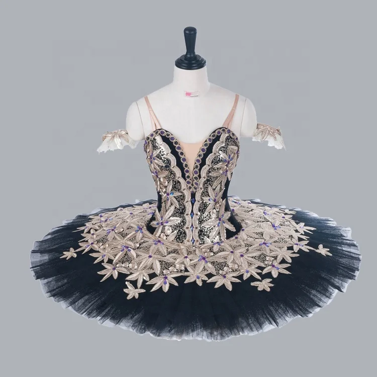 Free shipping! girls black bird professional ballet tutus women calssic ballet tutu white pancake costumes nutcracker
