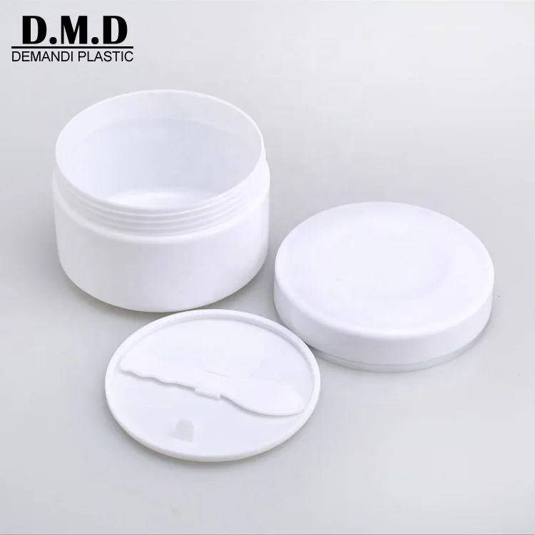 Empty 100 ml 200 ml 300 ml 400 ml 500 ml white big cosmetic jar for cream