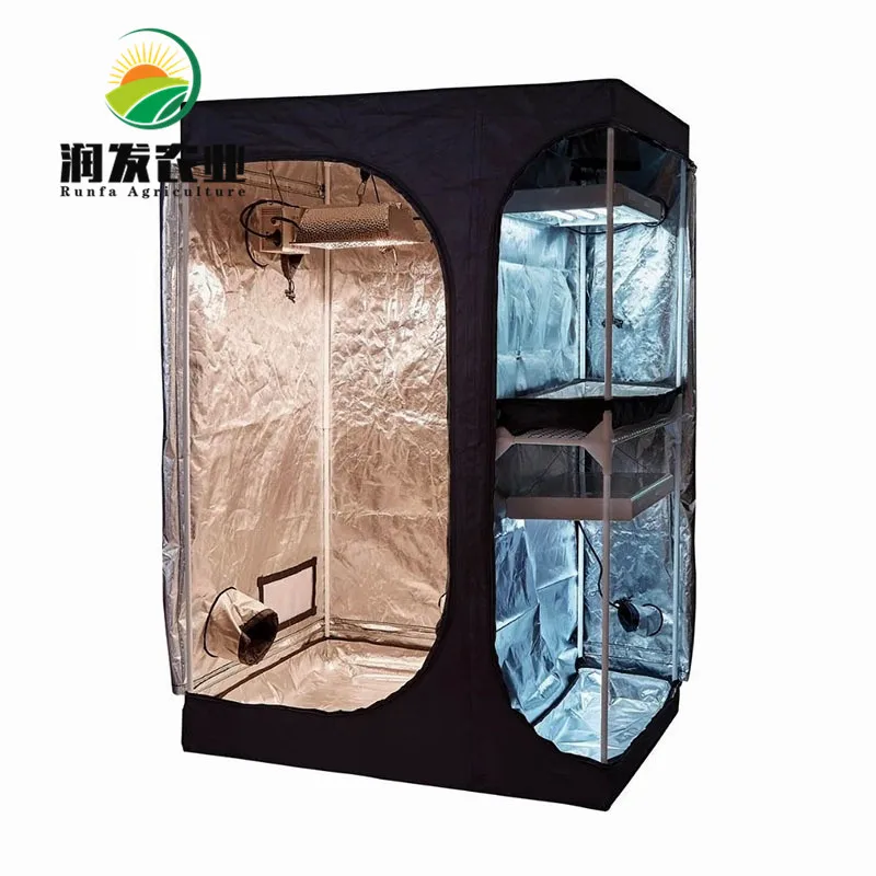 Customized High Reflective Mylar Garden Growing Tent Greenhouse Dark Room Hydroponic Complete Grow Tent Wholesale