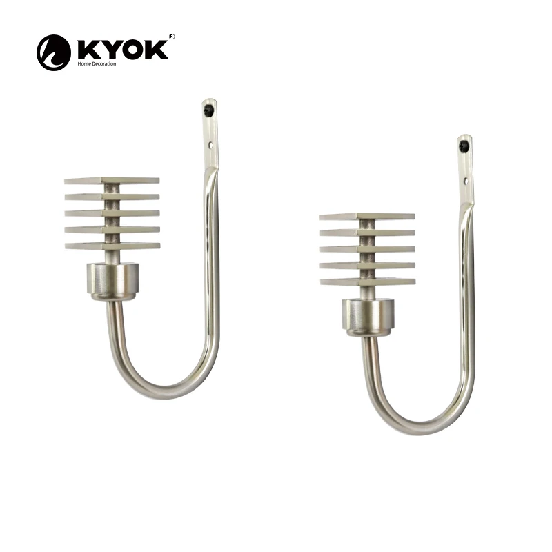 KYOK Fashionable design Multilayer square shape curtain rod hook accessories for interior decoration
