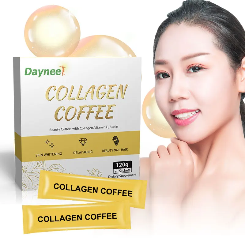 oem organic collagen protein lose weight management instant arabica coffee powder figure shaping detox green coffee