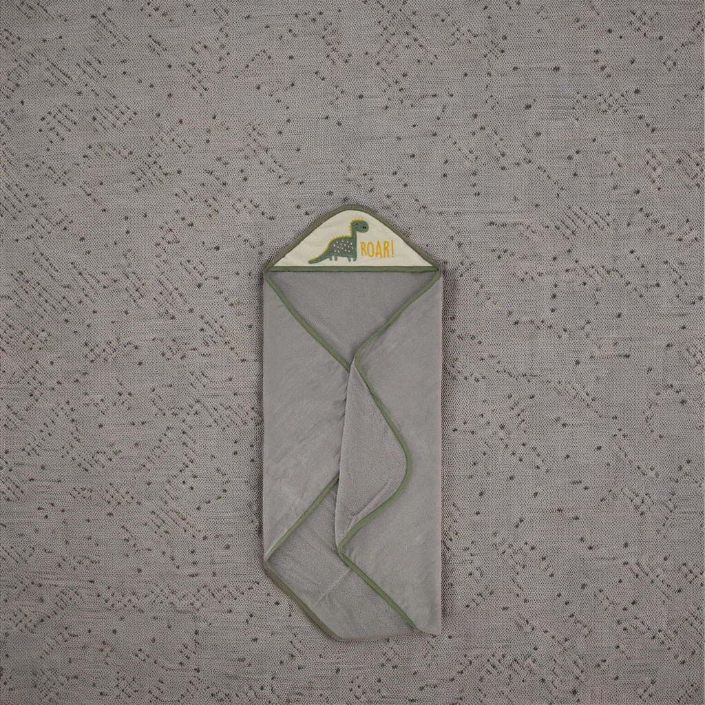 Custom High Absorbency Soft Infant Microfiber Baby Hooded Bath Towel with Personalized Prints & Accessories