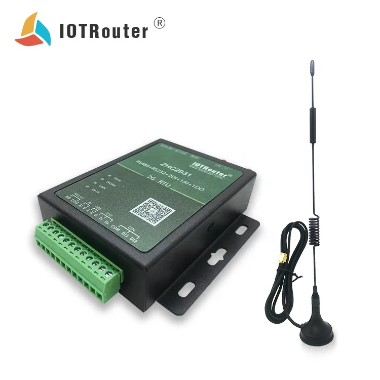 OEM MQTT Gateway ZHC2931 rs485 to TCP IP Gsm Module GSM M2M Modbus Alarm IOT Router in Stock 107