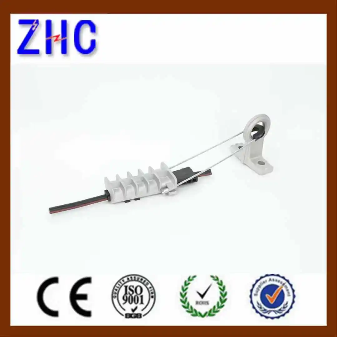 Контактного провода кабеля самоподдерживающийся сборка фурнитура арматура дверная алюминиевый сплав тупик Натяжной зажим