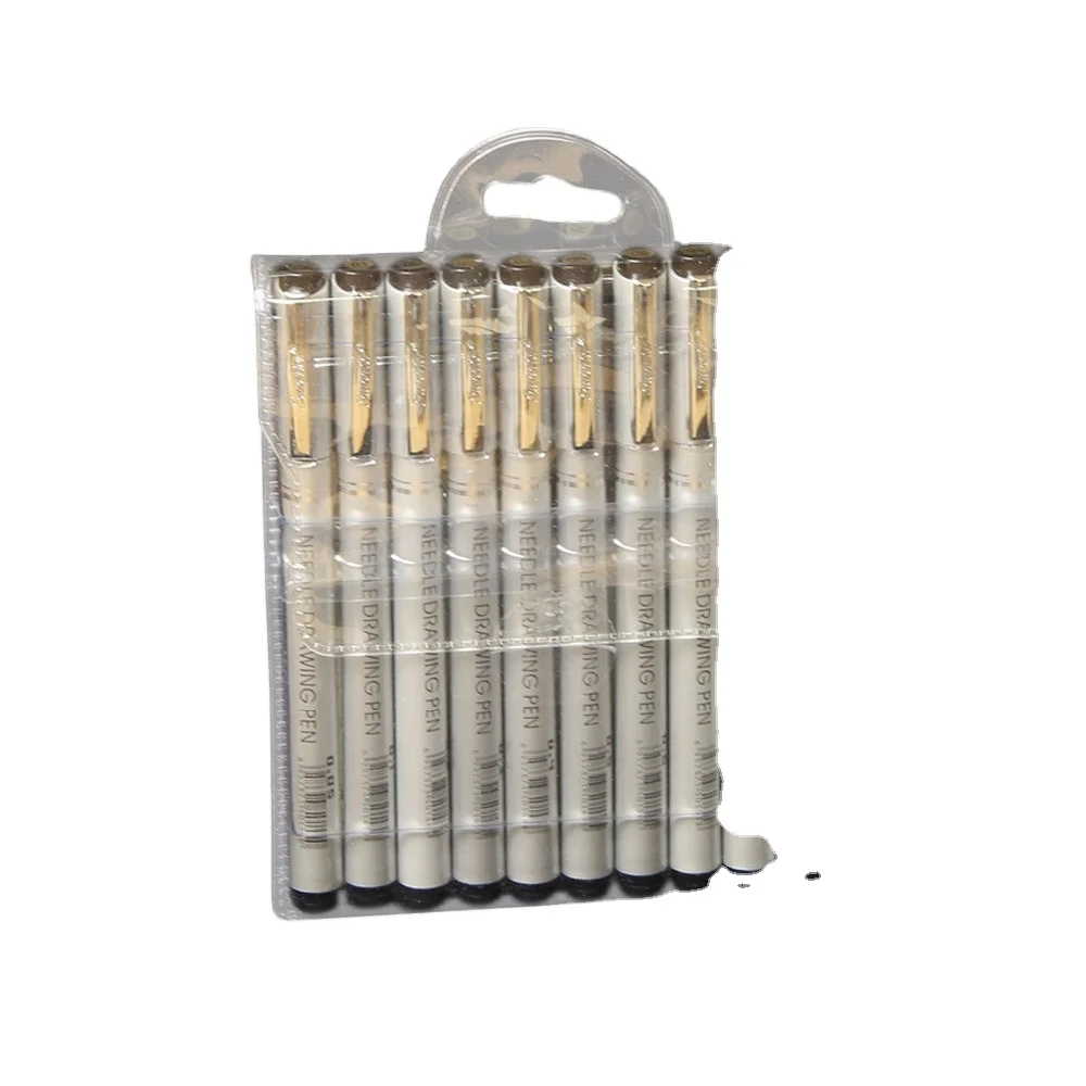 Superior 0.05 0.1-0.8 1.0 2.0 Water Proof Pigment Ink Fineliner Drawing Pen 19 Size Tips Japanese Nylon Tip Art Supplier