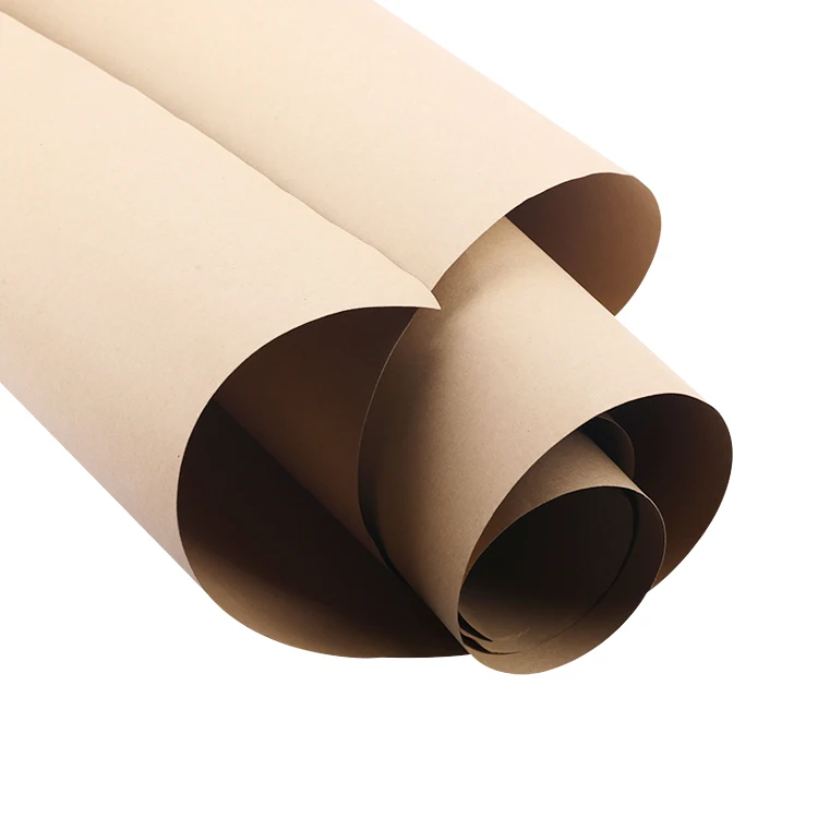 
Custom 40GSM jumbo roll packaging paper brown kraft paper 
