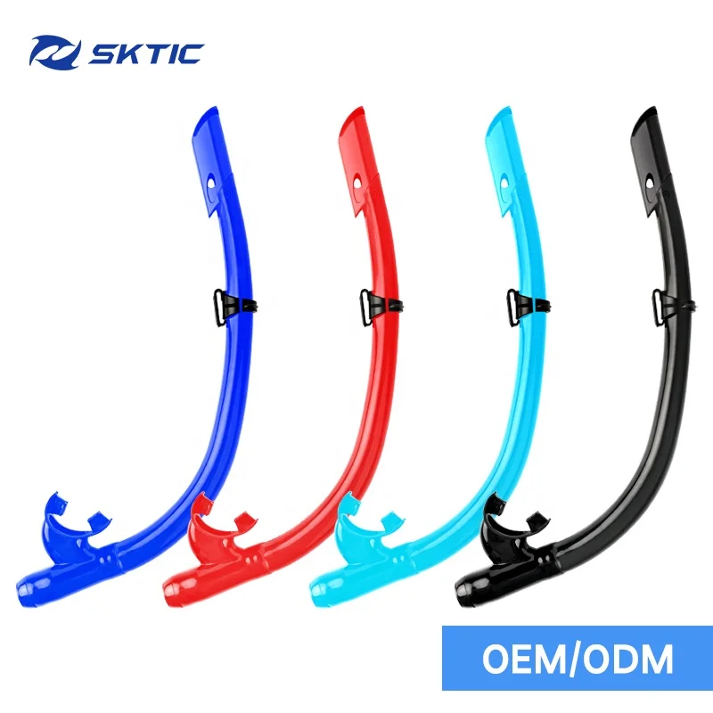 Оптовая продажа дышащая передняя трубка для подводного плавания SKTIC силиконовая Мягкая из ПВХ оборудование