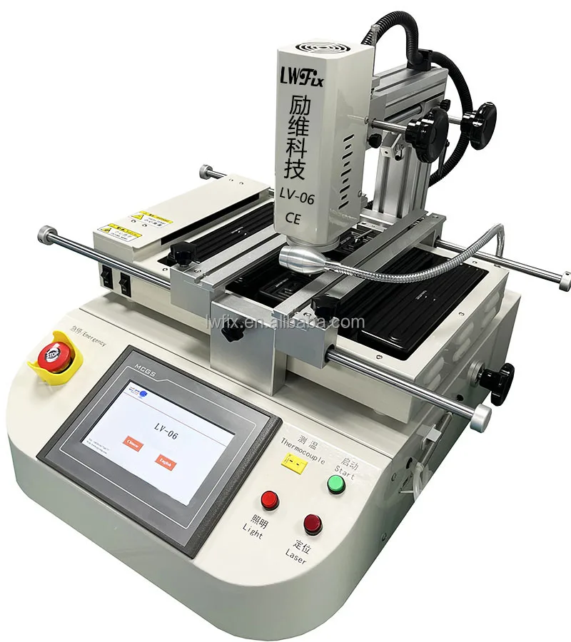 LV-06 Controller Automatic Rework Station BGA IC Chip Remove Machine for Motherboard Repair Welding Equipment