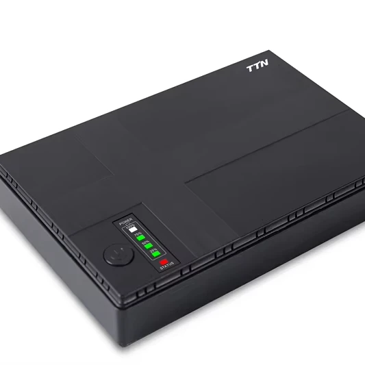 20000mAh Mini DC UPS with POE Port for WiFi Router Single Phase Standby Lithium Battery 9V 12V 24V Input Output