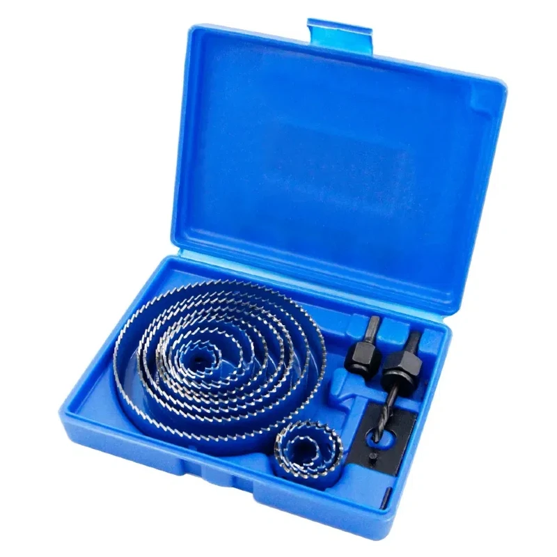 16pc High Carbon Steel Plasterboard Board Ceiling Hss Wood Tool Hole Saw Set Kit Cuter
