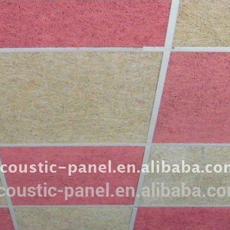 Modern Design Fiber Ceiling Panel Sound-Proof Durable Interior Acoustic Panel