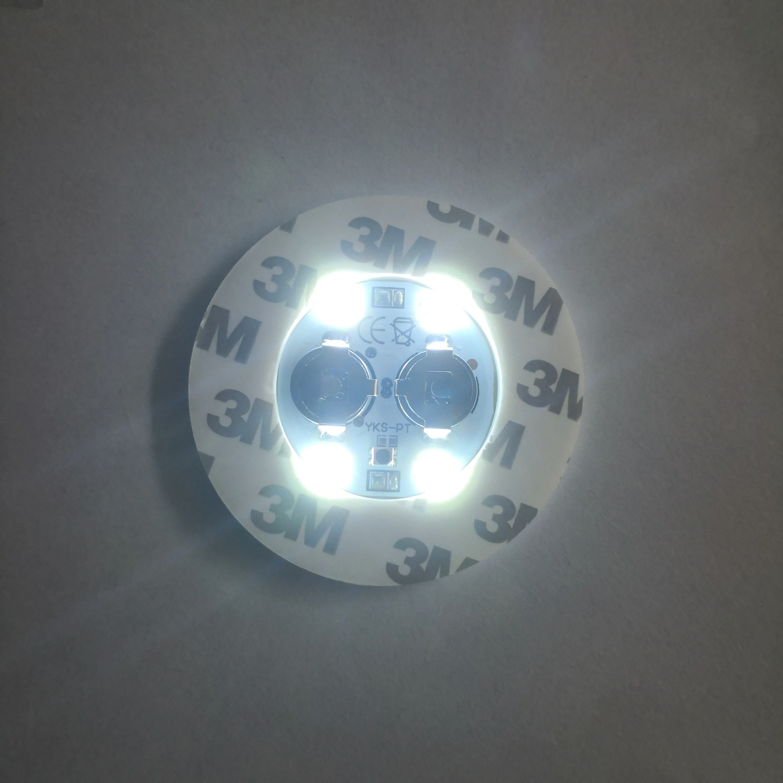 PT-1220 led coaster led bottle sticker led bottle flashing light sticker with 3M Supplier led bottle lights