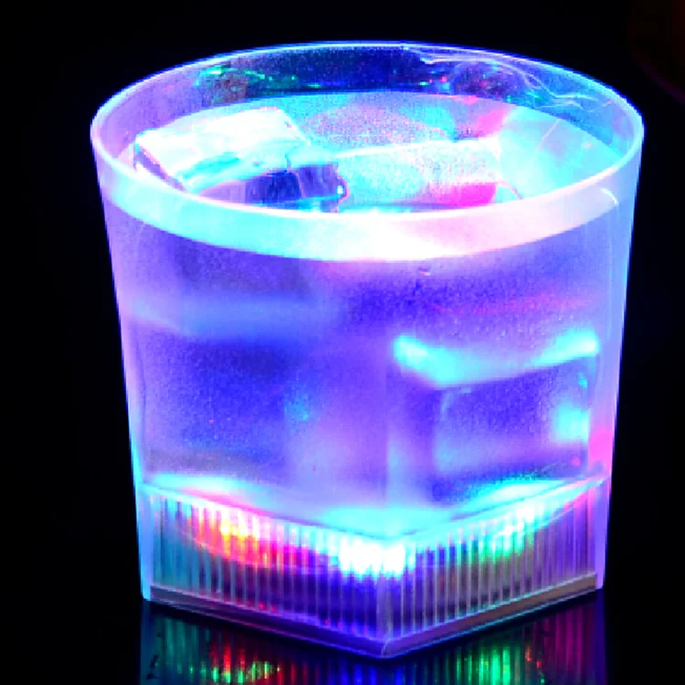 6.5 oz Light Beer  Cup Party Flashing Light up Induction Luminous Plastic LED Beer Cup