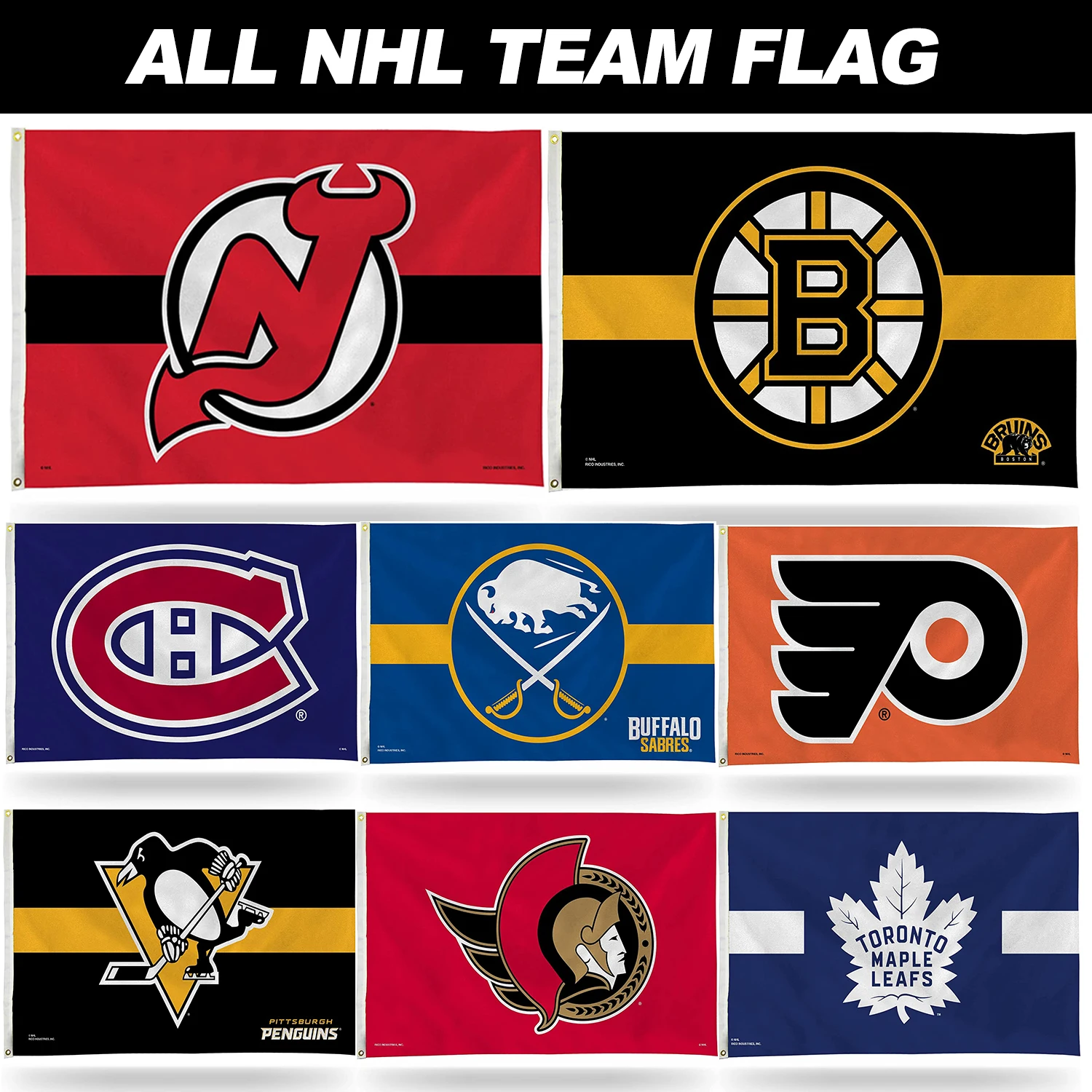 NHL Promotional Product Hot Sale Chicago Blackhawks flags 3x5ft 100%Polyester hockey custom Chicago Blackhawks flags