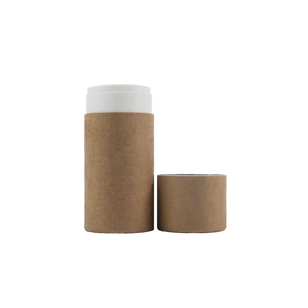 Custom made Round Paper Tube with Sifter Biodegradable Cardboard Paper Cosmetic Container Shaker