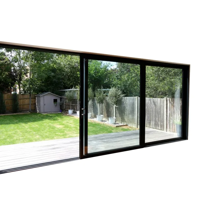 AS2047 Accordion Extra Large Sliding Door As2047 Australian Concealed Aluminum Profile Sliding Door With Tempered Glass
