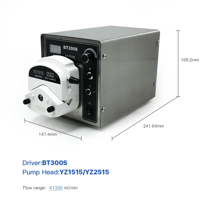 Перистальтический насос с переменной скоростью BT300S машина для наполнения перистальтического насоса дозирующий двухканальный постоянным потоком
