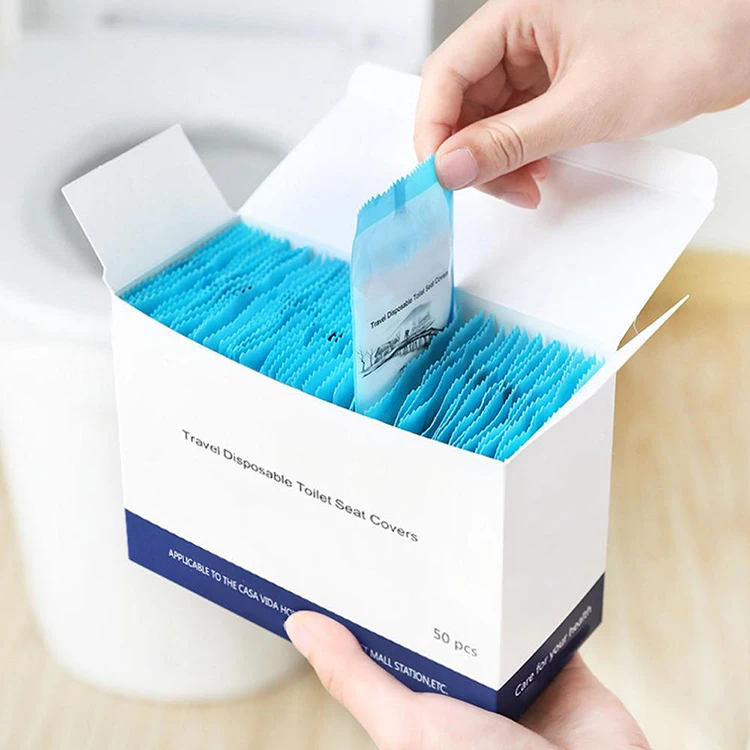 Manufacturer Wholesale Custom Travel Disposable Waterproof Paper Toilet Seat Cover