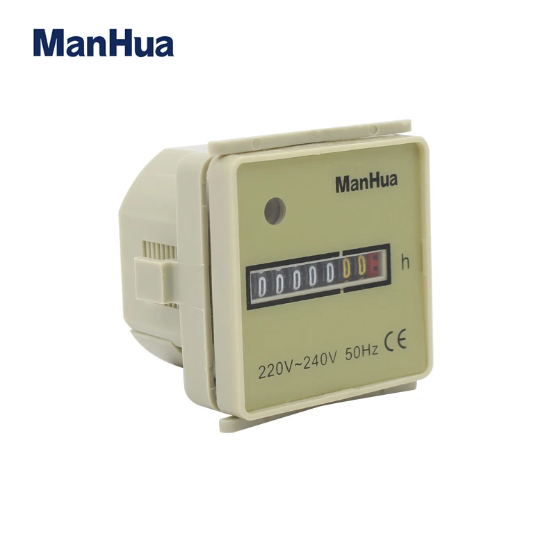 Manhua 220V-240V 48*48*48 мм 0 ~ 9999999h маркировка CE сертифицированный HM-2 счетчик