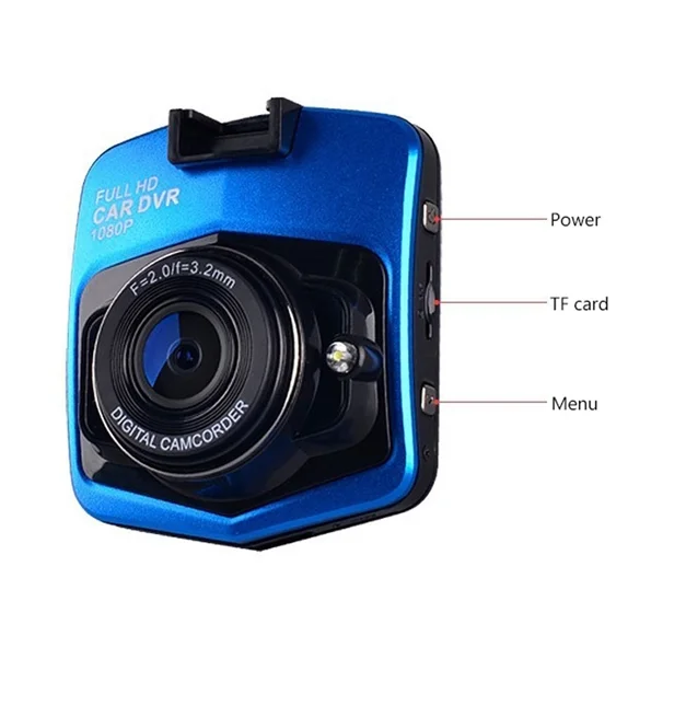 TOPU.Y 170 Degree Wide Angle 2.2 Inch Full HD 1080P Vehicle Blackbox Car DVR GT300 Dash Cam 1080p Dvr Video Recorder