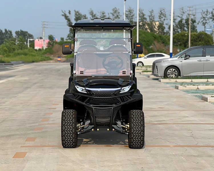 China Factory Price 4 Seats Electric Golf Cart  In Stock Golf Cart 2+2 Seats Cheap Electric Vehicle