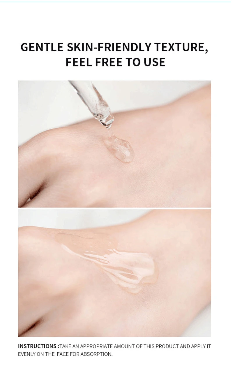 YURHERSU Private Label Skin Care Serum Hydra Moist Acne Removing Anti Aging Vitamin C Serum Peptides Hyaluronic Acid whitening S