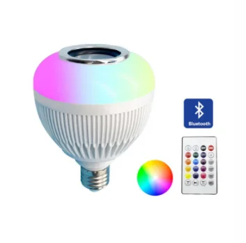 12W Music Smart Bulb E27 Blue-tooth Bulb Light Music Playing Dimmable Speaker Led Bulb with Remote Control