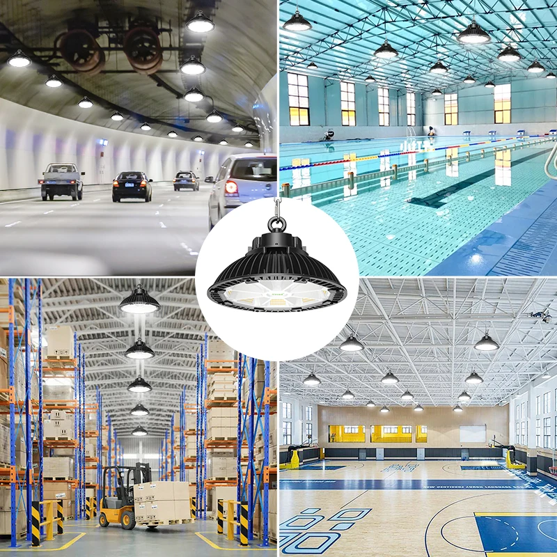 Workshop Light Led 200W Garage Lights High Bright LED UFO Round HighBay Lights Garage Lamp
