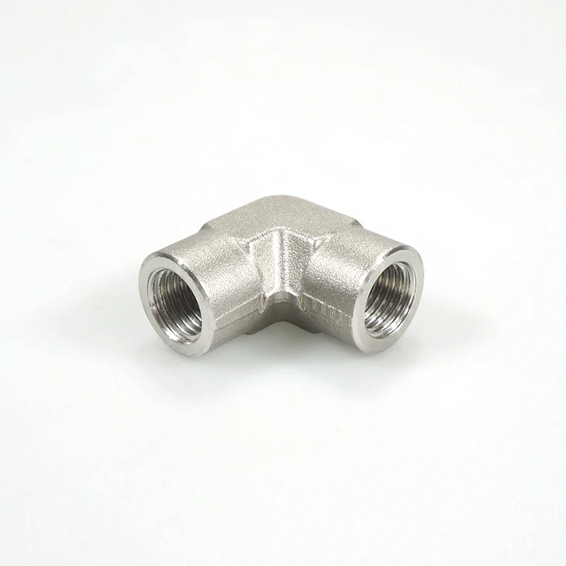 Stainless steel female thread 90 degrees  right angle fitting elbow pipe fittings