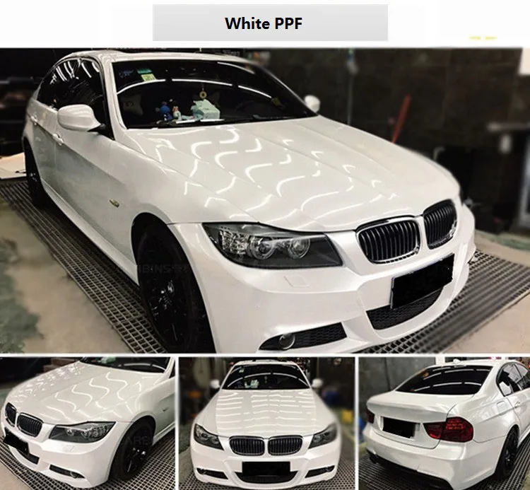  Длинная гарантия От 5 до 7 лет термополиуретановая термозащитная пленка из ПВХ белого цвета ppf для самостоятельного заживления автомобиля с полным корпусом виниловая наклейка Глянцевая машина