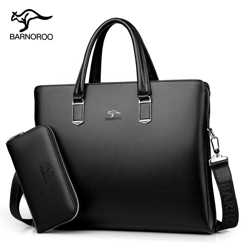 
Hot Selling Brand Mens Briefcase Laptop Bag 15 inch Handbag Men Vintage Pu Leather Custom Cross Body Shoulder Bag with Wallets 