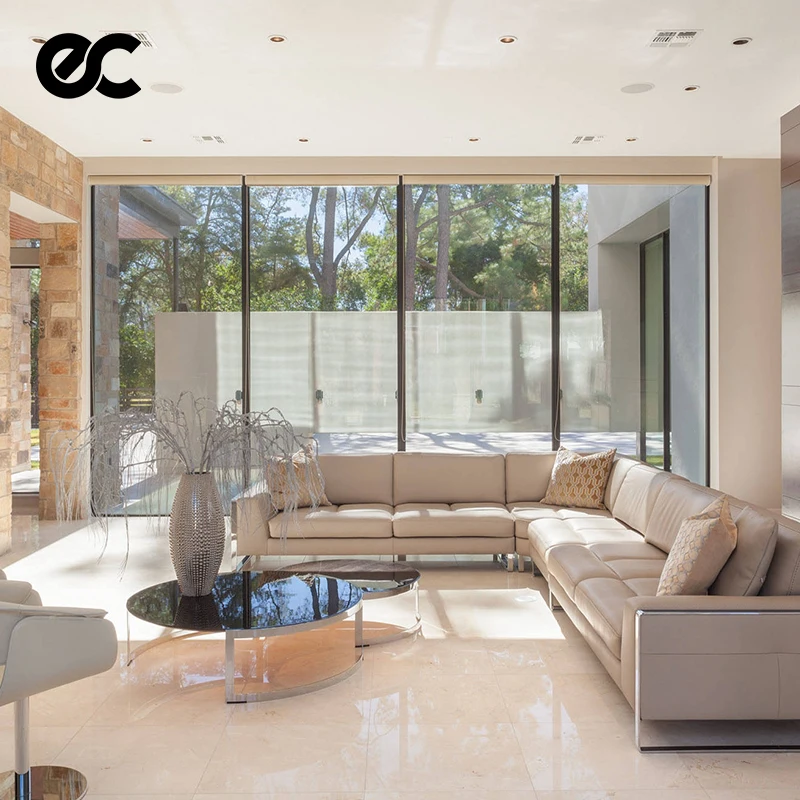 Exterior 4 Panel Double Glazed Sliding Door External  Aluminium Sliding Doors