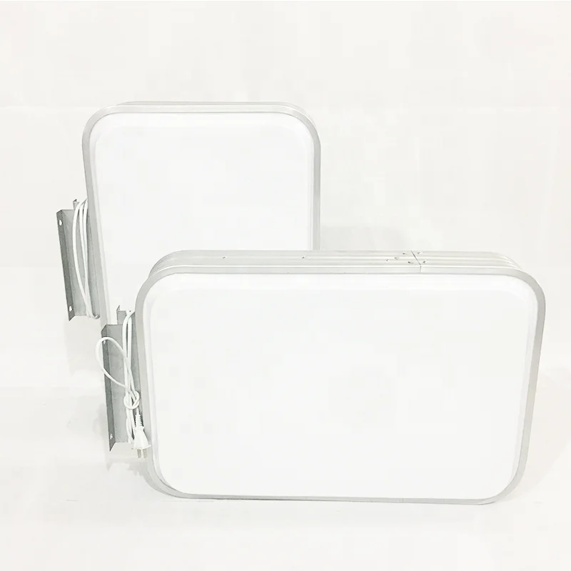 ZZFY Custom-shaped Outdoor LED Advertising Lightbox 12V Power Consumption Vacuum-Formed Round Aluminum Frame with Acrylic Poster