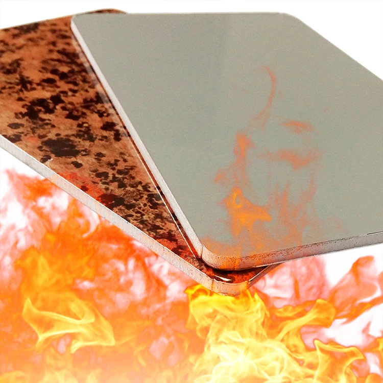 IDEABOND ACP Panel Manufacturer Low Price Light Exterior Curtain Wall Fireproof A Grade Core Aluminum Composite Sheet