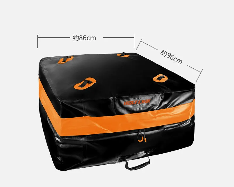 Wholesale Amazon Hot Sale Waterproof Car Top Roof Bag  Cargo Carrier For All Cars With/Without Rack