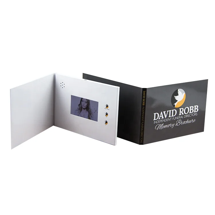 New inventions high quality oem items promotion advertising gift business lcd video mailer player greeting card bulk