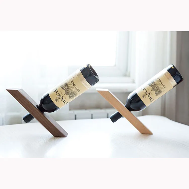 Solid Wood Wine Rack Wooden Fulcrum Rack for Wine Decorate Wine Rack