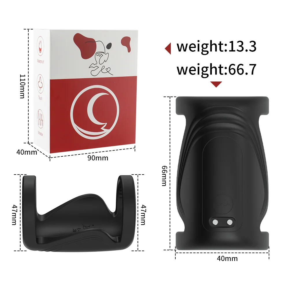 APP Remote Penis Ring Vibrators For Men Cock Ring Delay Exerciser Prostate Stimulator Massager Adult Sex Toys for Men