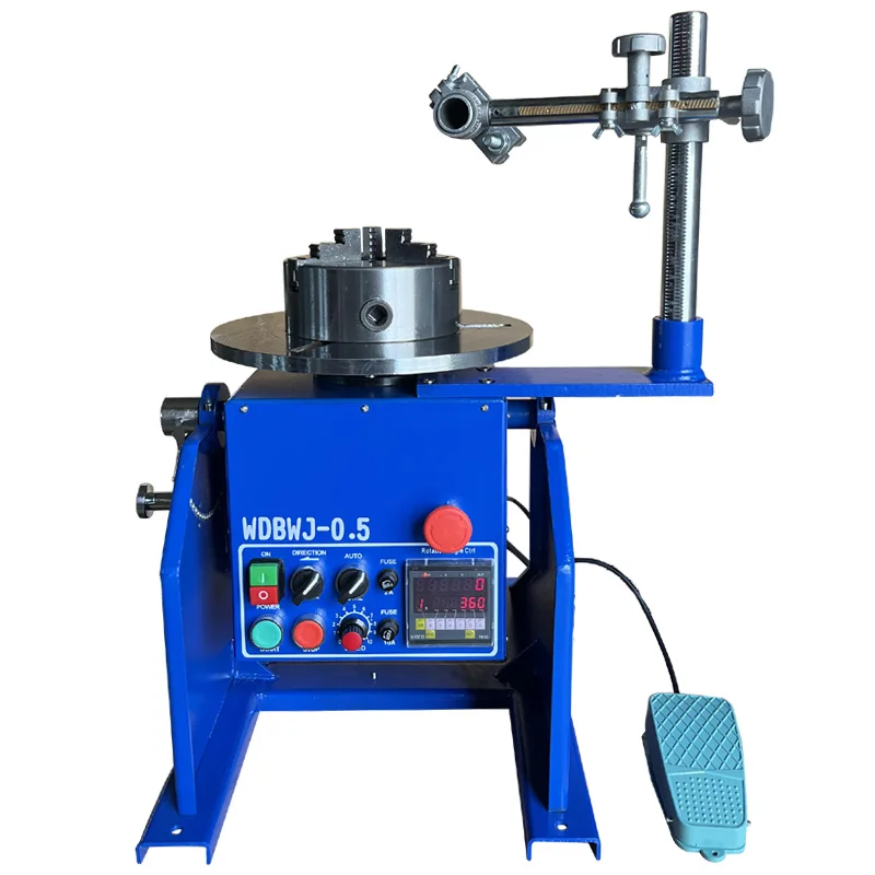 Welding Positioner/turntable /50KG Rotator With K11-165 Three Jaws Chuck + Torch Holder Can Clamp 4-150mm Pipe Workpiece