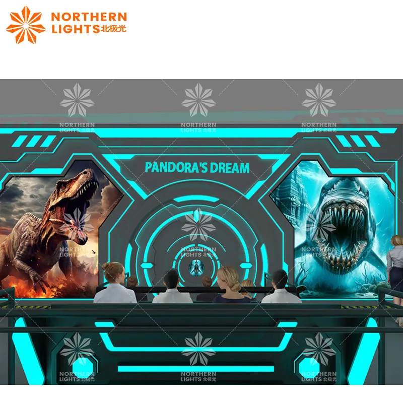 Northern Lights Orbit Cinema Project Virtual reality Ocean Park  4D Movie Cinema  Equipment For Sale