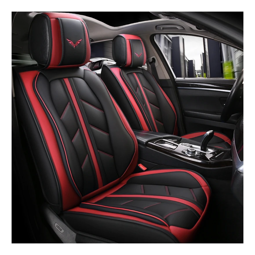 Professional Manufacturers Full Set Universal Pvc Leather Car Seat Covers China