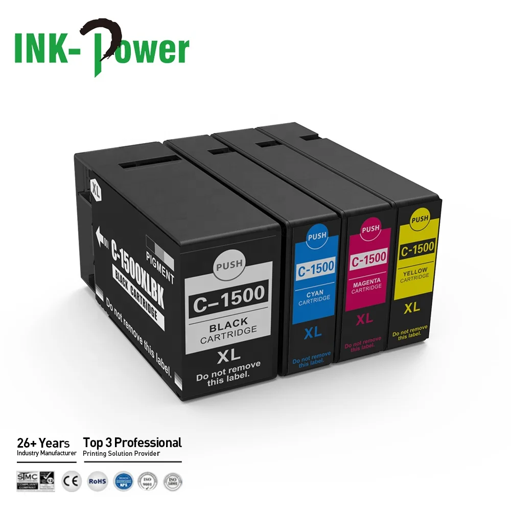 INK-мощность PGI 1500 XL 1500XL PGI-1500 PGI-1500XL PGI1500 PGI1500XL Совместимость Цветной струйный картридж с чернилами для Canon MAXIFY MB2050
