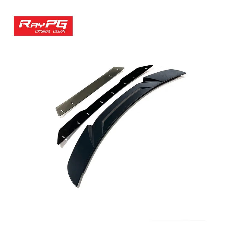 New Popular Auto Accessories ABS Carbon Fiber looks Wing Style Rear Spoiler For Ford Mustang