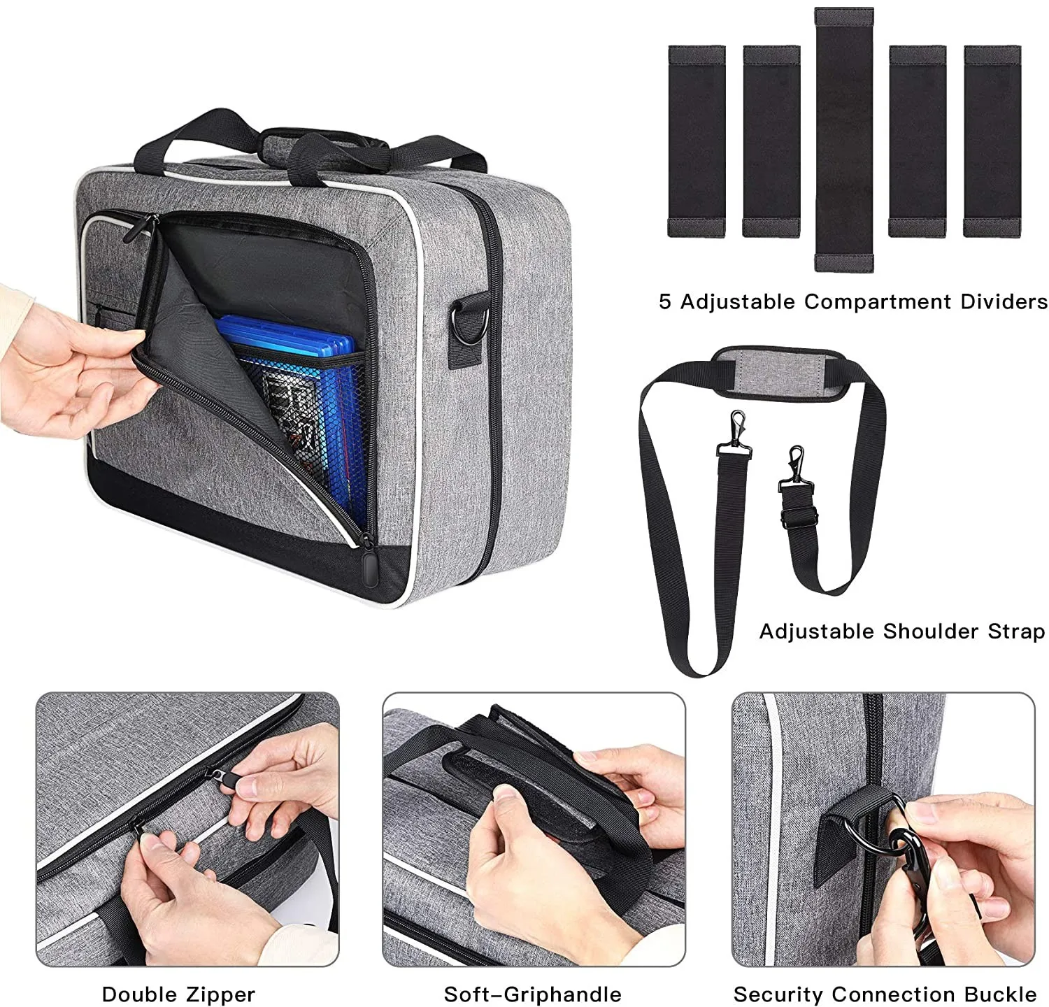 High-capacity Durable Game Accessories Handbag For Trip Durable Game Accessories Handbag For Trip High-end Storage Bag For PS5
