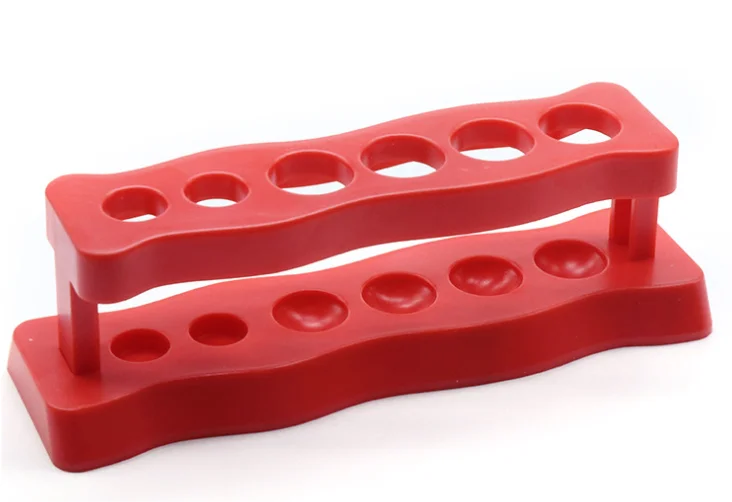 New Lab School Supplies Plastic Test Tube Rack 6 Holes Holder Support Burette Stand Laboratory Test tube Stand Shelf