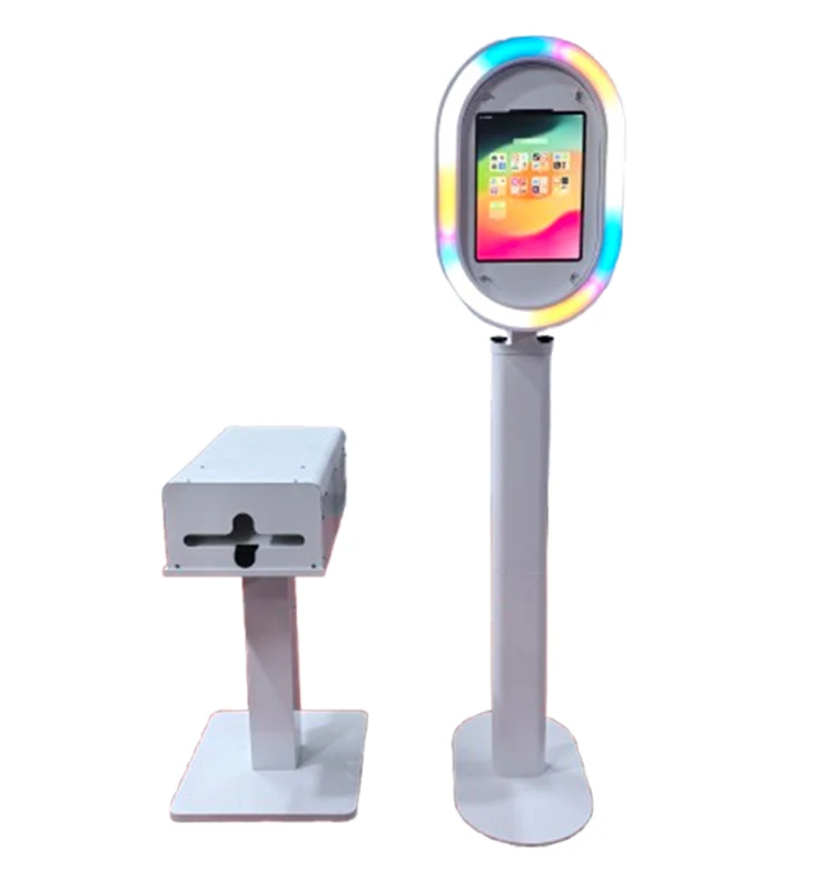 Newest Portable Wedding Magic Touch Screen 360 Automatic Selfie Machine Mirror Photo Booth Kiosk Photobooth With Printer