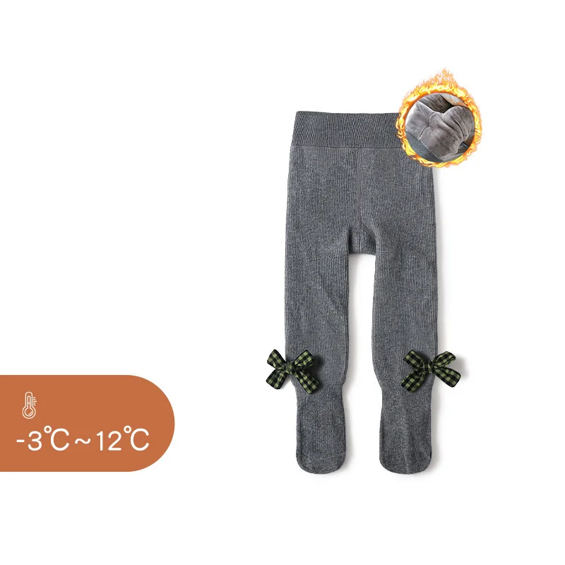 Children bow winter and Autumn girls pantyhose baby kids tights