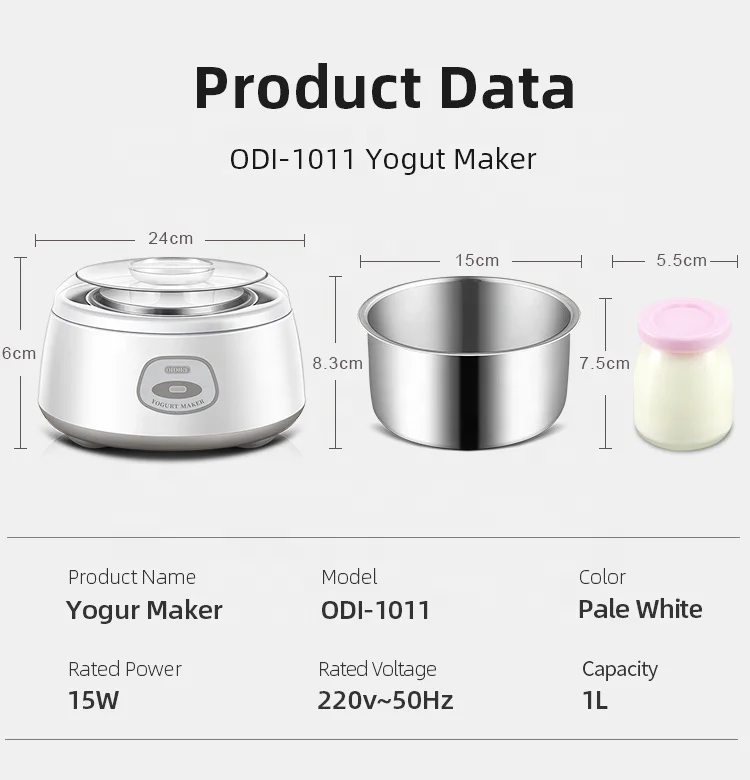 Домашняя мини-Йогуртница oideal 1 л